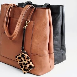J. Crew All Day Cognac Tote
